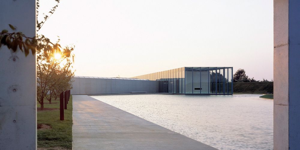 Blick auf den Zugangssteg