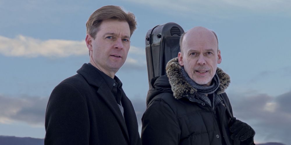 Die Musiker im Schnee