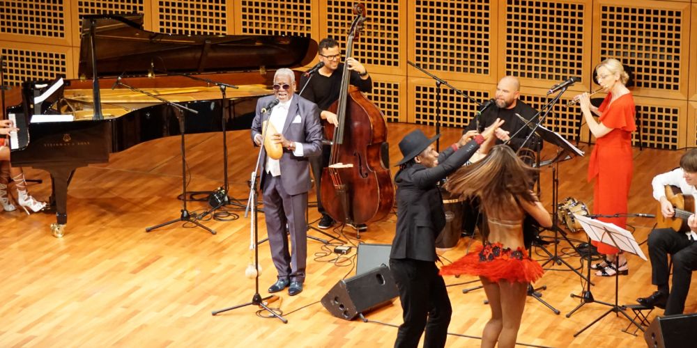 Musiker auf der Bühne